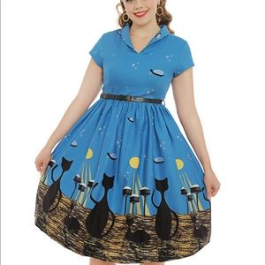 Lindybop space cat dress uk size 24 US size 20